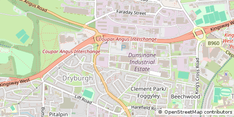 Map of Dundee