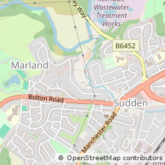 Map of Rochdale, Lancashire