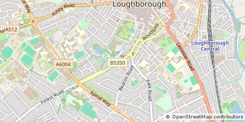 Map of Leicestershire