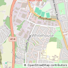 Map of Ipswich, Suffolk