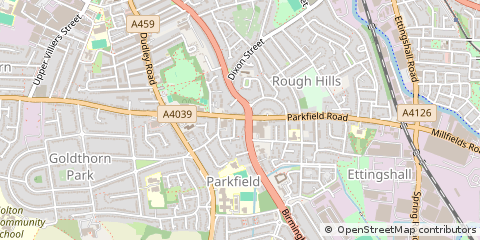 Map of Wolverhampton