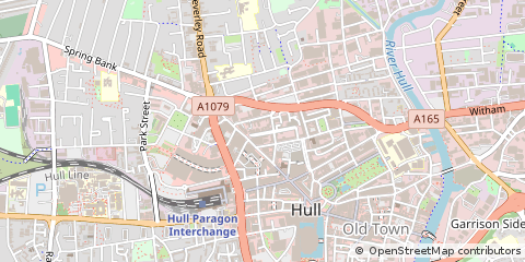 Map of Hull, East Yorkshire