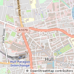 Map of Hull, East Yorkshire