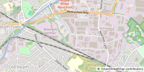 Map of Willenhall, West Midlands