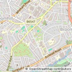 Map of Sheffield