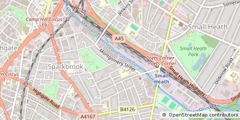 Map of Birmingham