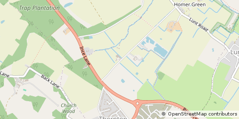 Map of Thornton, Merseyside