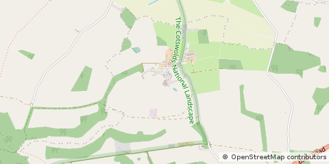 Map of Corsham, Wiltshire