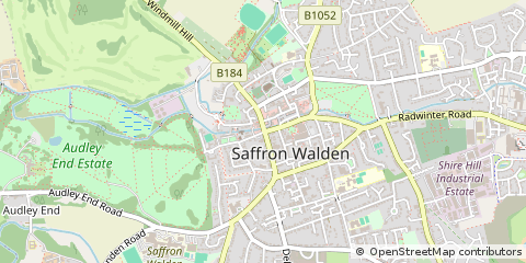 Map of Saffron Walden