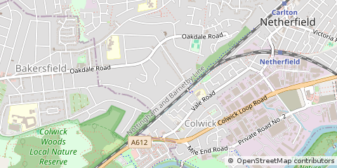 Map of Nottingham