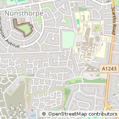 Map of Grimsby, South Humberside