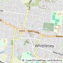 Map of Whittlesey, Cambridgeshire