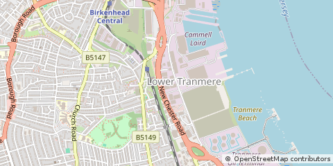 Map of Birkenhead