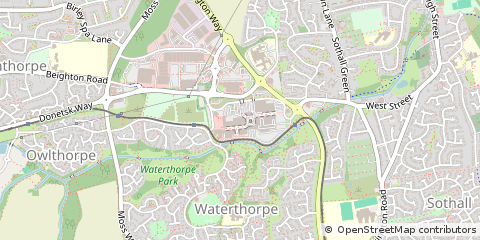 Map of Sheffield