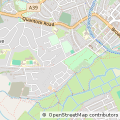 Map of Bridgwater, Somerset