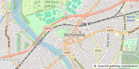 Map of Surrey
