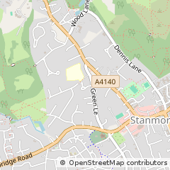 Map of Stanmore