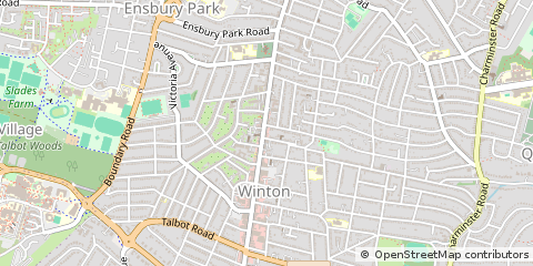 Map of Bournemouth