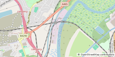 Map of Neath