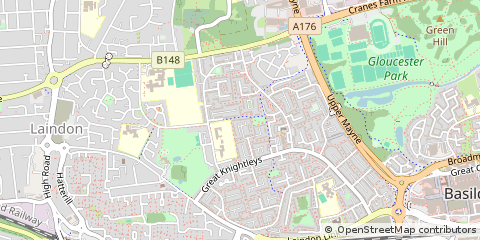 Map of Basildon