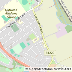 Map of Doncaster, South Yorkshire