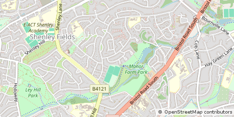 Map of Birmingham