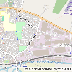 Map of Thatcham, Berkshire