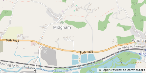 Map of Reading, Berkshire
