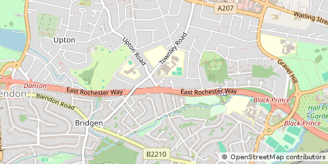 Map of Bexley