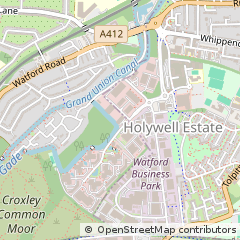Map of Watford, Hertfordshire