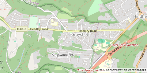 Map of Hindhead