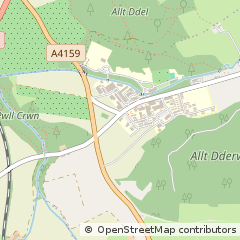 Map of Aberystwyth, Ceredigion