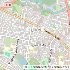 Map of Bolton, Lancs