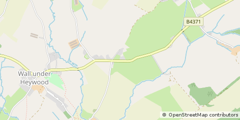 Map of Church Stretton, Shropshire