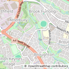 Map of Bedford, Bedfordshire
