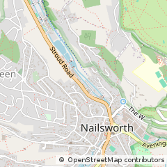 Map of Nailsworth, Gloucestershire