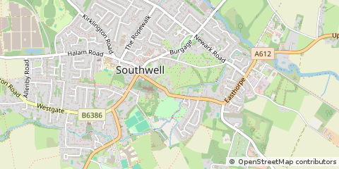 Map of Southwell