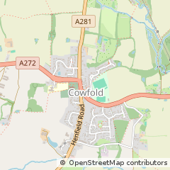 Map of Horsham