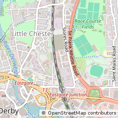 Map of Derby, Derbyshire