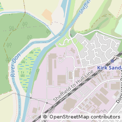 Map of Doncaster, South Yorkshire