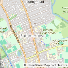 Map of Oxford, Oxfordshire