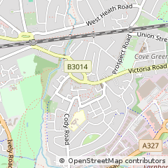Map of Farnborough, Hampshire