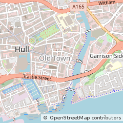 Map of Hull, East Yorkshire