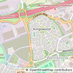 Map of Warrington