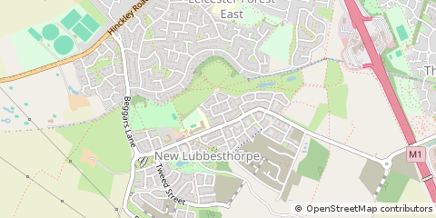 Map of Leicester