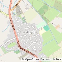 Map of Loughborough, Leicestershire