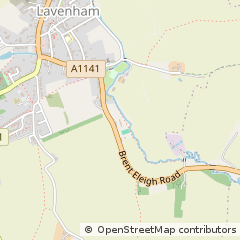 Map of Sudbury, Suffolk