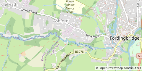 Map of Business Park Fordingbridge, Hampshire