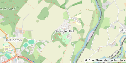 Map of Totnes, Devon