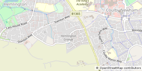Map of Middlesbrough, North Yorkshire